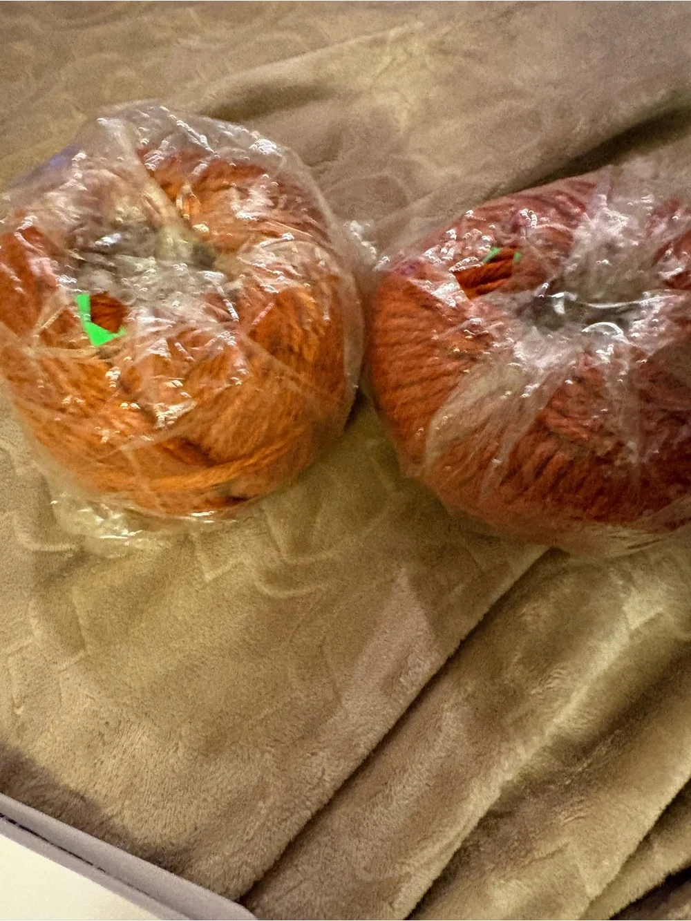 Rust Orange Decorative Raffia Bundle for Home Accents